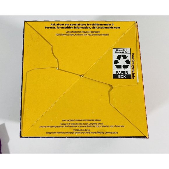 McDonalds Happy Meal Toy & Box The Masked Singer #6 Yeti Sealed Kids Reality - Picture 9 of 10